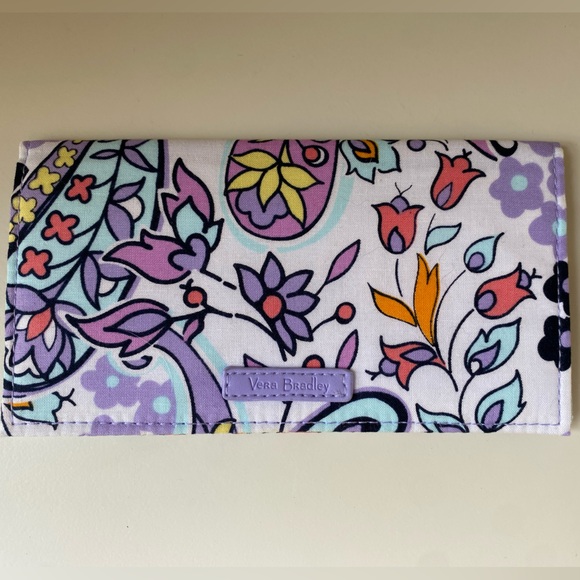 VERA BRADLEY Maddalena Paisley Soft Checkbook Cover - Picture 5 of 5